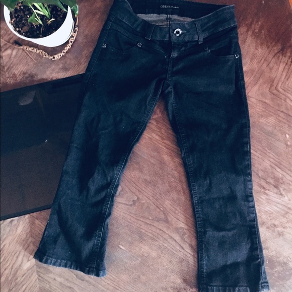 Guess black denim crop jeans - Picture 2 of 4